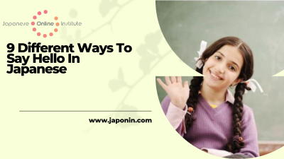Ways to say Hello in Japanese