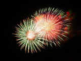 Fireworks festivals in summer